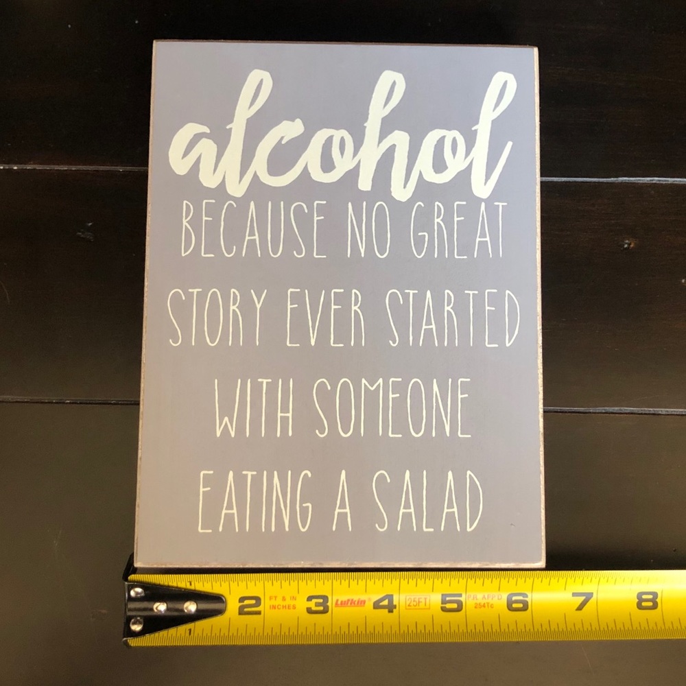Fun Farmhouse-Style Bar Sign - Picture 2 of 4